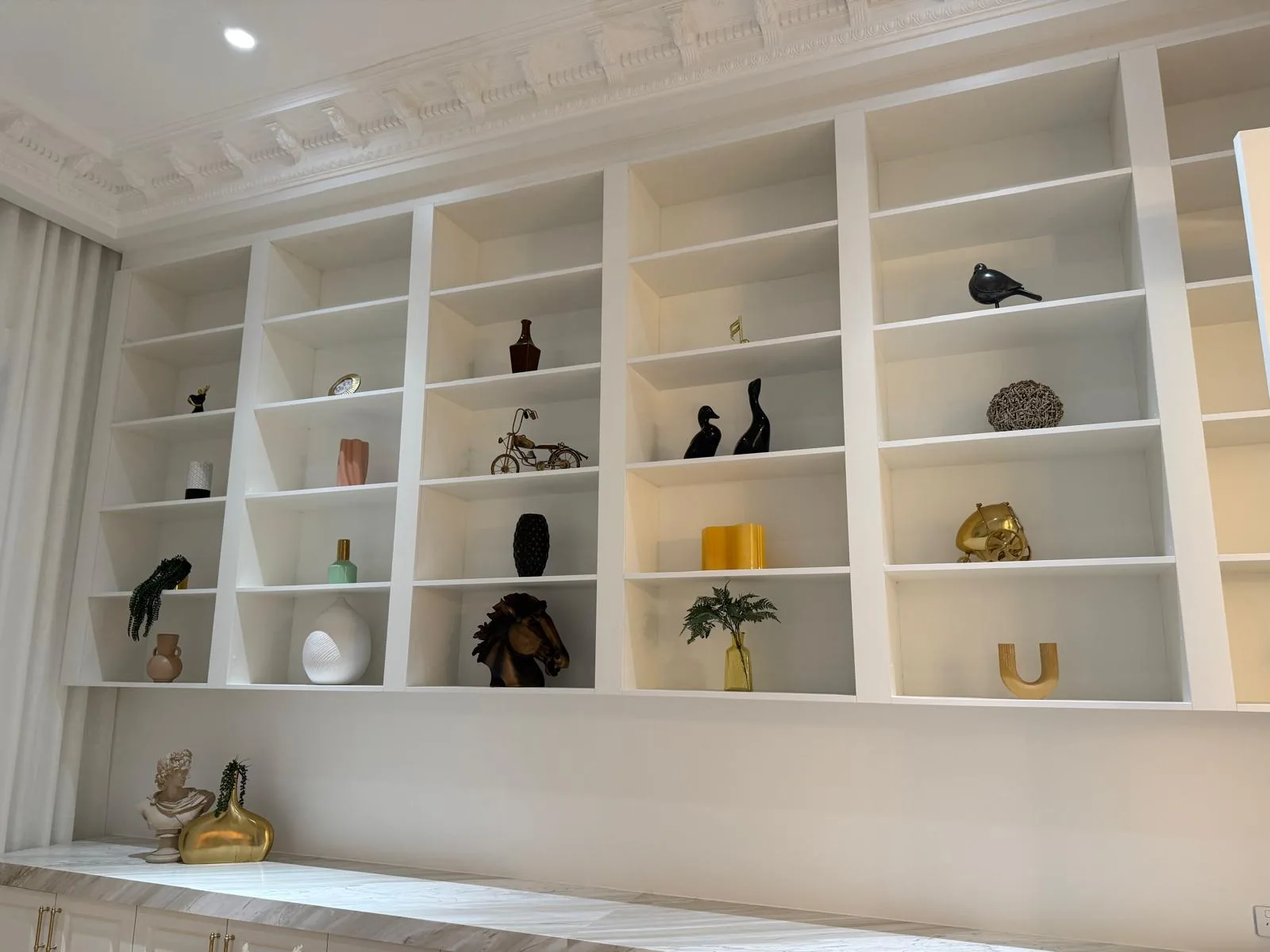 Construction progress — plastering